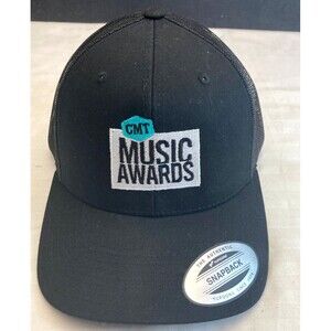 Cap CMT Music Awards .  Original Snap Back Adjustable .  Black.    EUC